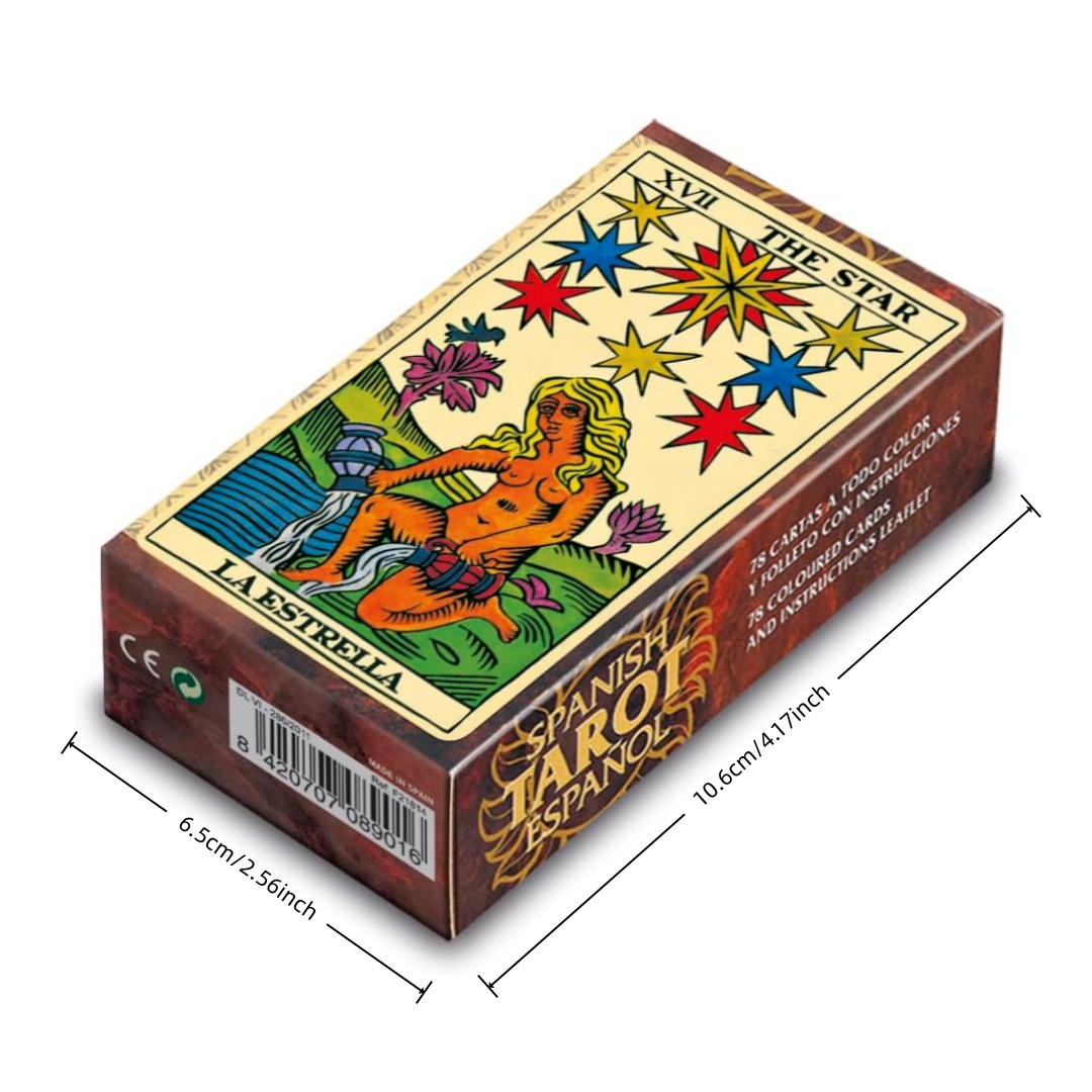 Tarot Cards Deck With Guidebook - 78 Cartas Clássicas de Tarô de