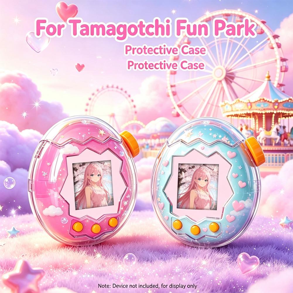 Tamagotchi Electronic Pet Virtual - Capa protetora transparente para Tamagotchi Paradise,