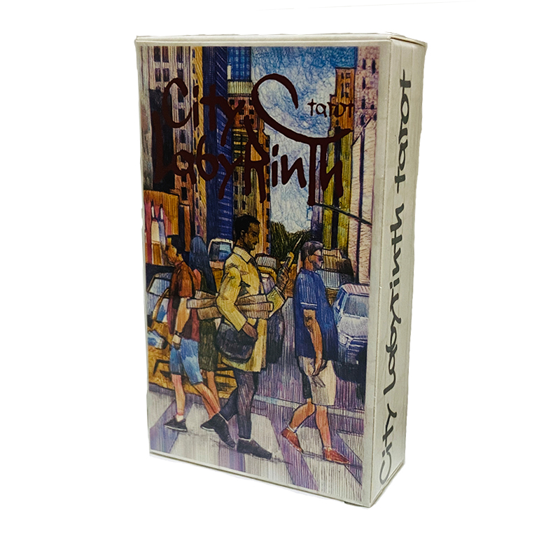 Cartas de Tarot City Labyrinth - Tarot Cards Deck With Guidebook avaliação e preço
