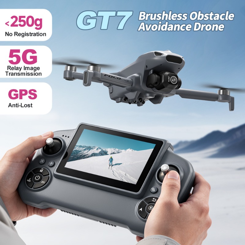 Drone profissional GT7 RC com  - Fpv Brushless Rc Drone 4K avaliação e preço