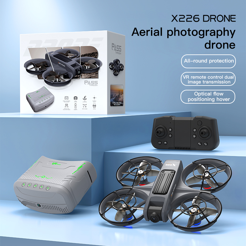 X226 vr fpv drone 4k hd câmera - Fpv Brushless Rc Drone 4K avaliação e preço
